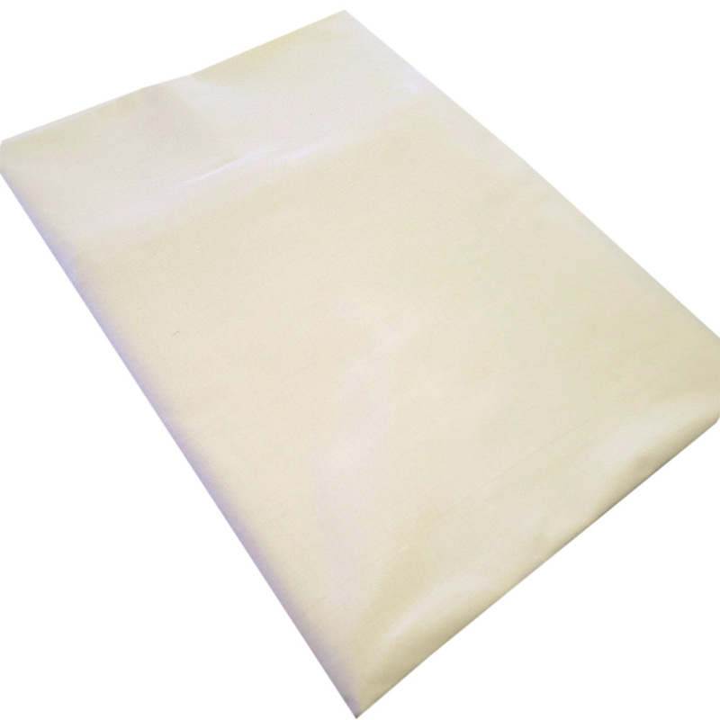 Prześcieradło bawełniane bez gumki Ecru 180x220