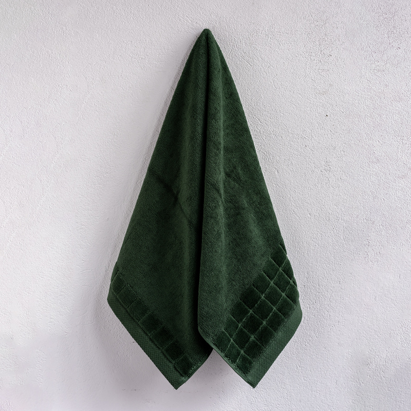 Ręcznik Larisa II Butelkowa zieleń  70x140