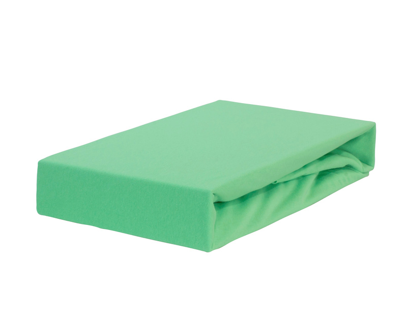 Prześcieradło jersey z gumką seledynowe 60x120