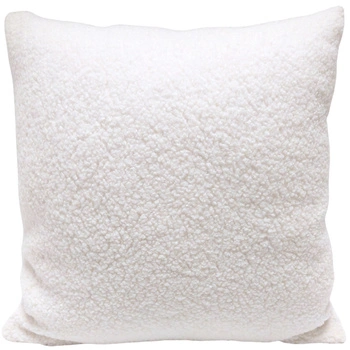 Poszewka Boucle Bukle Baranek śmietankowa biel 50x50