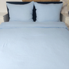Pościel muślinowa Niebieska 220x200