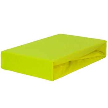Prześcieradło jersey z gumką cytrynowe 80x160