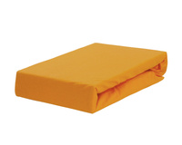 Prześcieradło jersey z gumką miodowe 70x140
