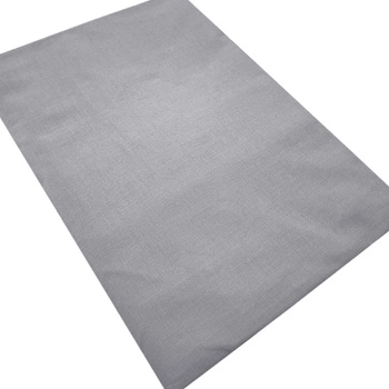 Prześcieradło bawełniane bez gumki Ciemnoszare 180x220
